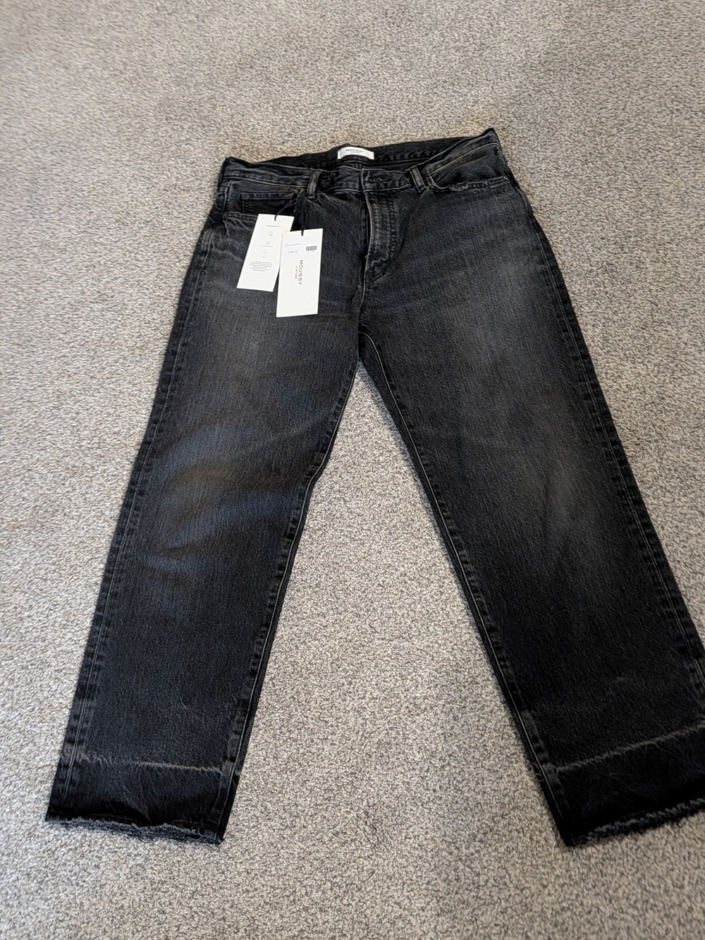 Moussy Vintage Haverhill Black Jeans Size 28
